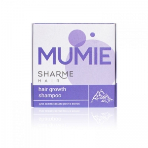 Натуральный твердый шампунь Sharme Hair Mumie для активизации роста волос, 50 г
